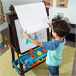 KidKraft Storage Easel in Espresso