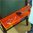 KidKraft Storage Easel in Espresso
