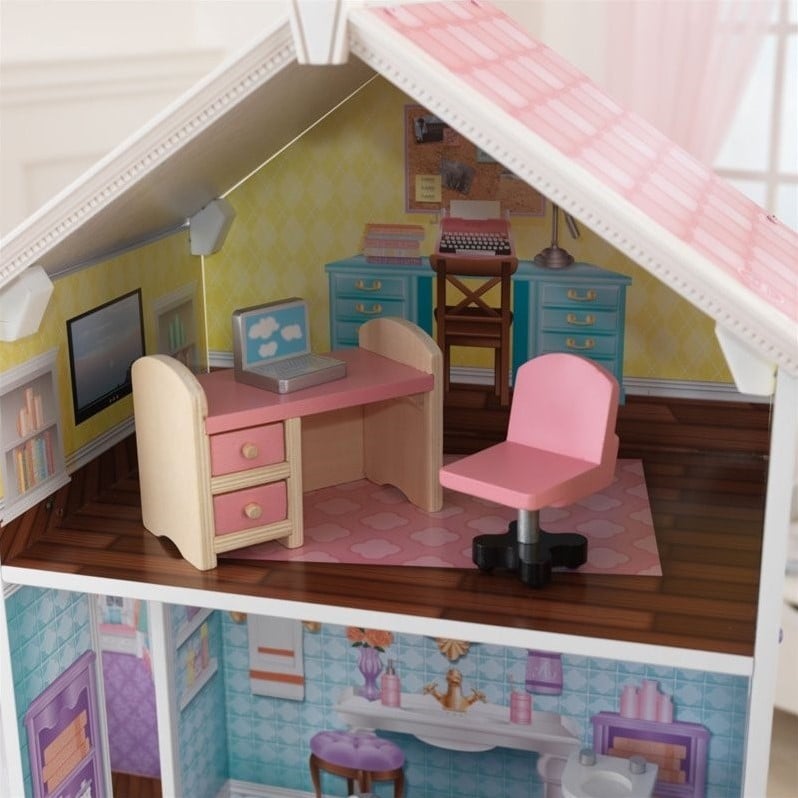 kidkraft country estate wooden dollhouse