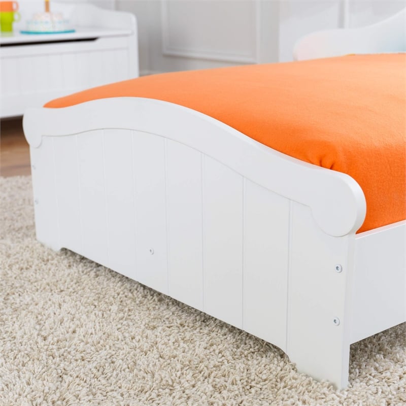 KidKraft Nantucket Wood Toddler Bed in White