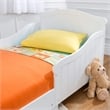 KidKraft Nantucket Wood Toddler Bed in White