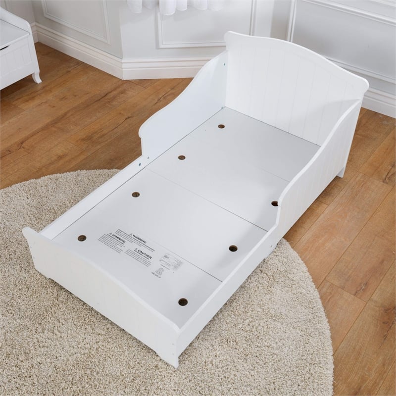 KidKraft Nantucket Wood Toddler Bed in White