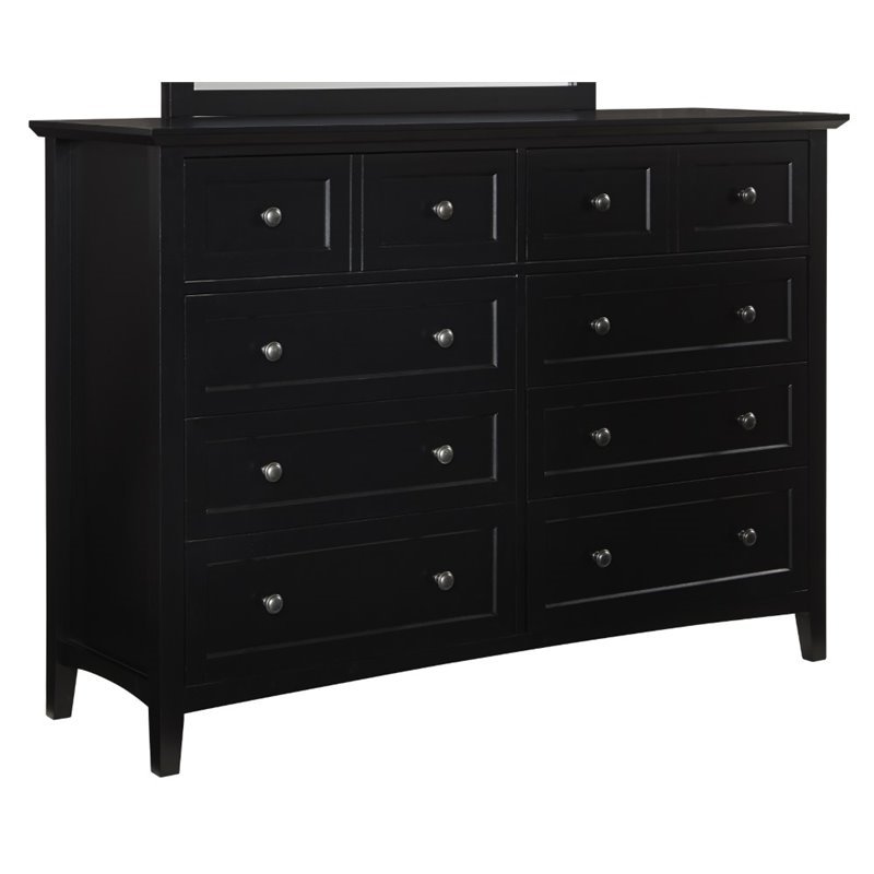 Modus Paragon 8 Drawer Dresser In Black 4n0282