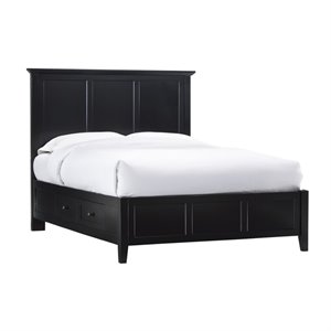 Modus Paragon Queen 4 Drawer Storage Bed in Black