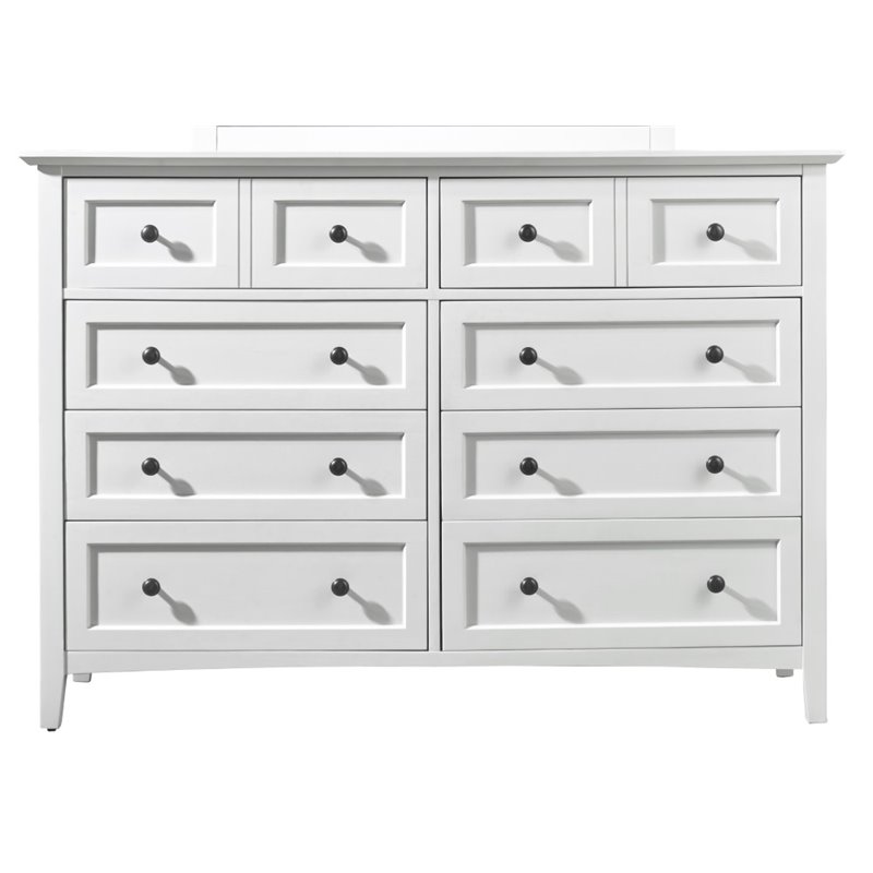 Modus Paragon 8 Drawer Dresser in White - 4NA482