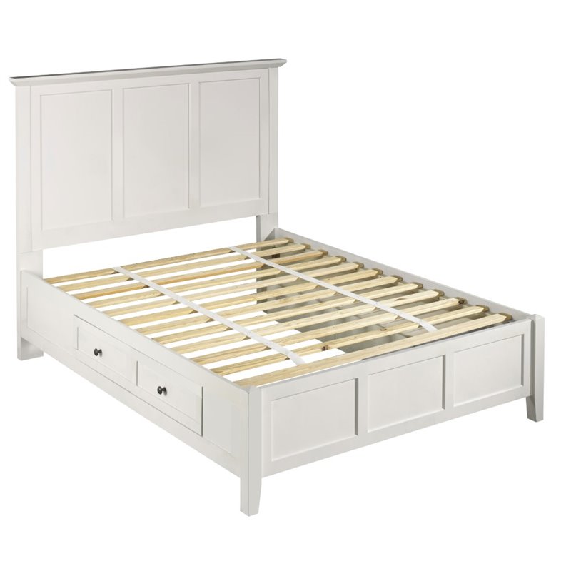 Modus Paragon California King 4 Drawer Storage Bed in White | Cymax ...