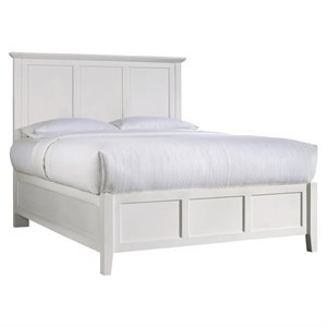 modus paragon panel bed in white