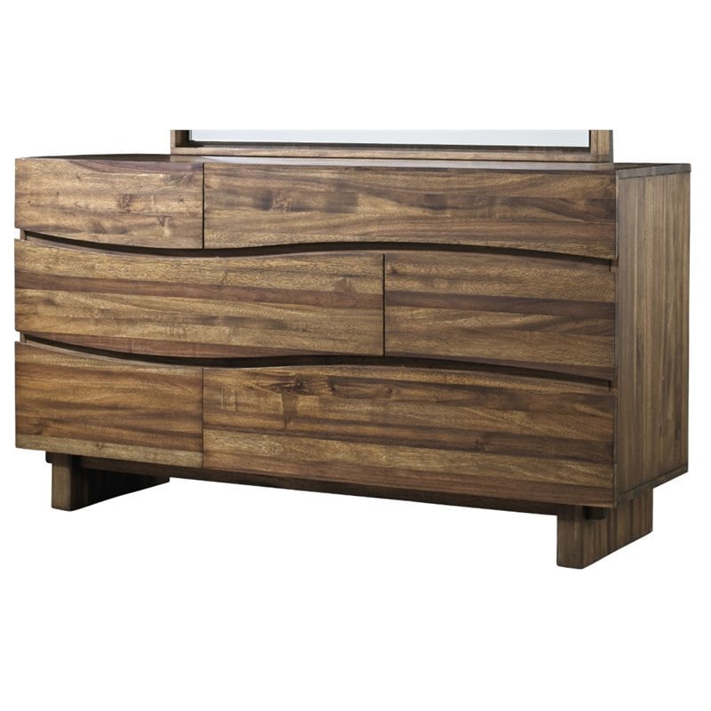 Modus Ocean 6 Drawer Solid Wood Dresser, What Is A Solid Wood Dresser