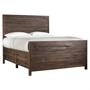modus townsend solid wood storage bed in java