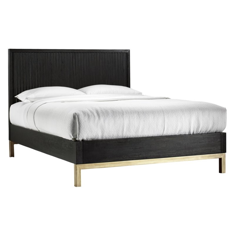 Modus Kentfield King Platform Bed In Transpa Black Mahogany 8zu5p7