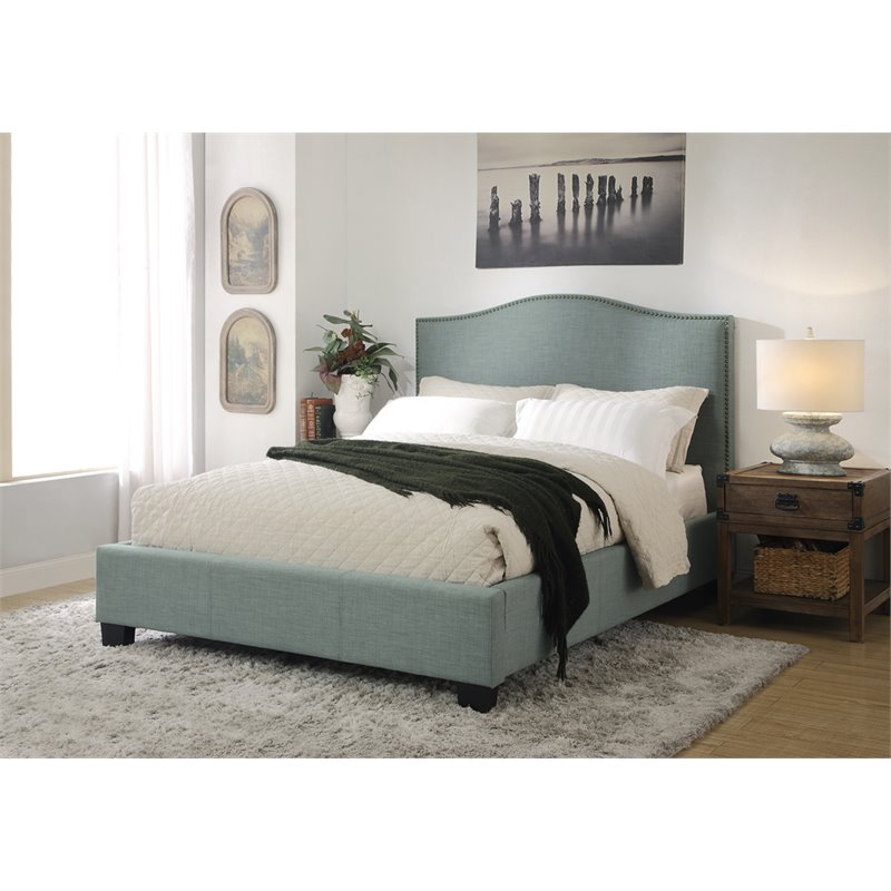 Modus Geneva Upholstered Queen Platform Storage Bed In Bluebird Modus Geneva Upholstered Queen Platform Storage Bed In Bluebird 3zr2d510