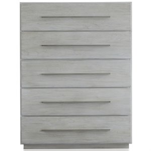 modus destination 5 drawer chest in cotton gray