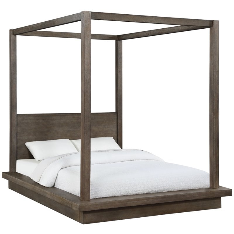 Modus Melbourne Queen Canopy Bed In, Queen Canopy Poster Bed