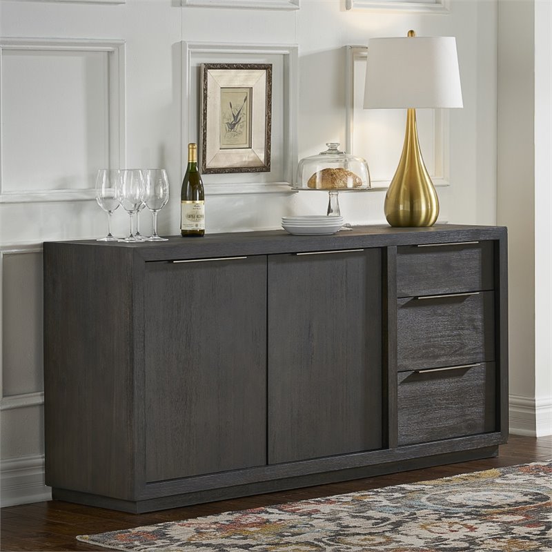 Modus Oxford Sideboard in Distressed Basalt Gray