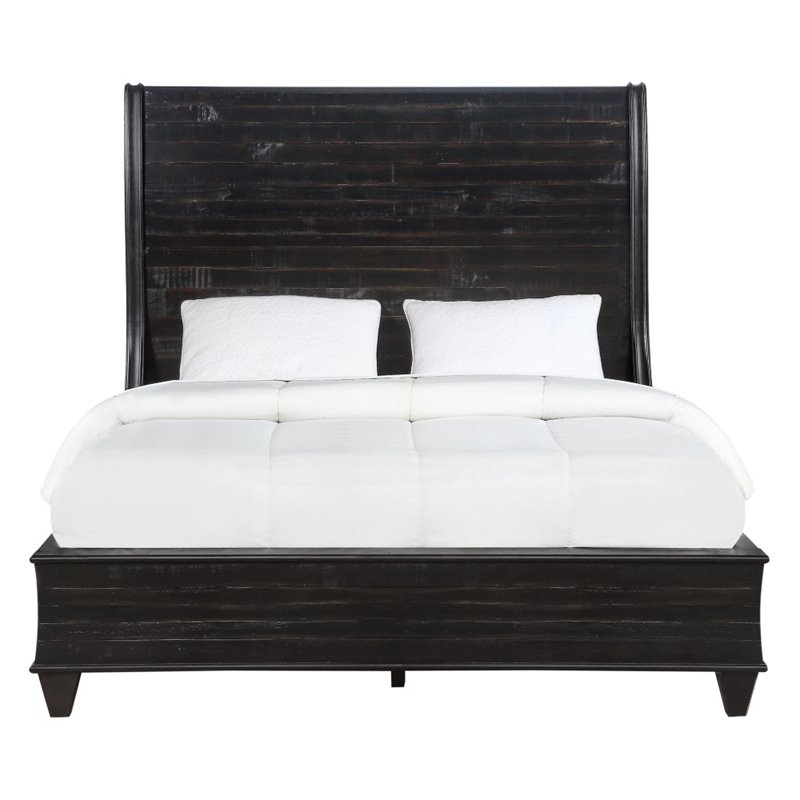 Modus Philip California King Solid Wood, Espresso King Bed