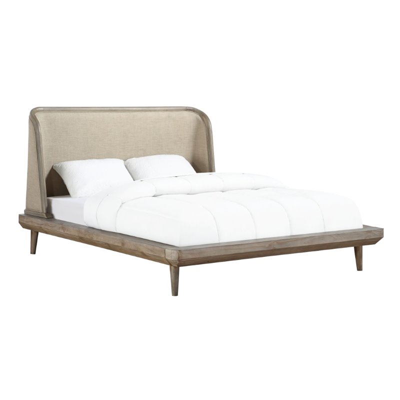 Modus Spindle California King Solid, California King Wingback Platform Bed