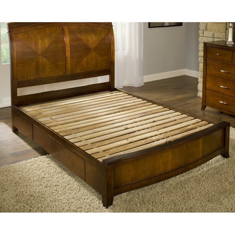 Modus Brighton Wood Storage Bed in Cinnamon BR15DX