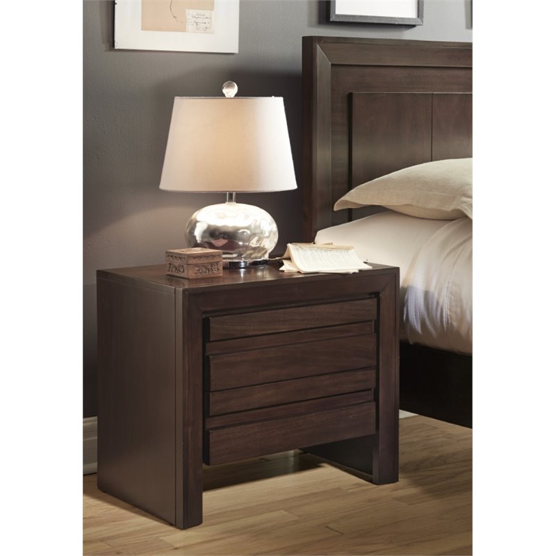 Modus Element Nightstand In Chocolate Brown 4g2281