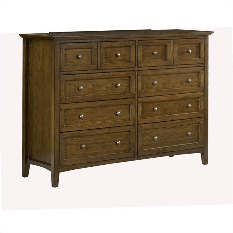 Modus Furniture Paragon Eight Drawer Dresser In Truffle 4n3582 Modus Furniture Paragon Eight Drawer Dresser In Truffle