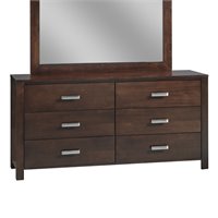 Modus Nevis 7 Drawer Double Dresser In Espresso Nv2382