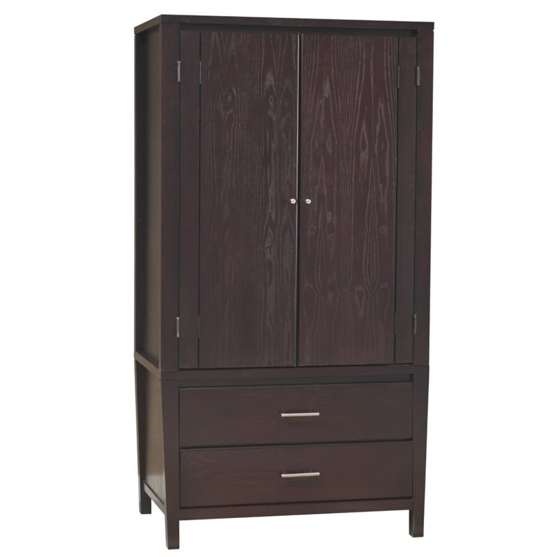 Modus Nevis Tv Wardrobe Armoire In Espresso