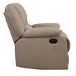 Relax-A-Lounger Dayton Recliner in Beige Microfiber Upholstery