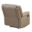 Relax-A-Lounger Dayton Recliner in Beige Microfiber Upholstery