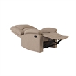 Relax-A-Lounger Dayton Recliner in Beige Microfiber Upholstery