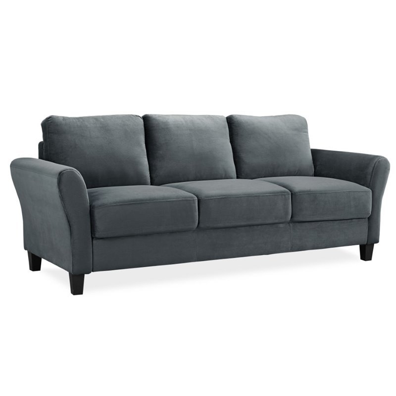 Lifestyle Solutions Mavrick Sofa in Dark Gray