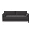 LifeStyle Solutions Jareth Sofa in Heather Gray Fabric Upholstery