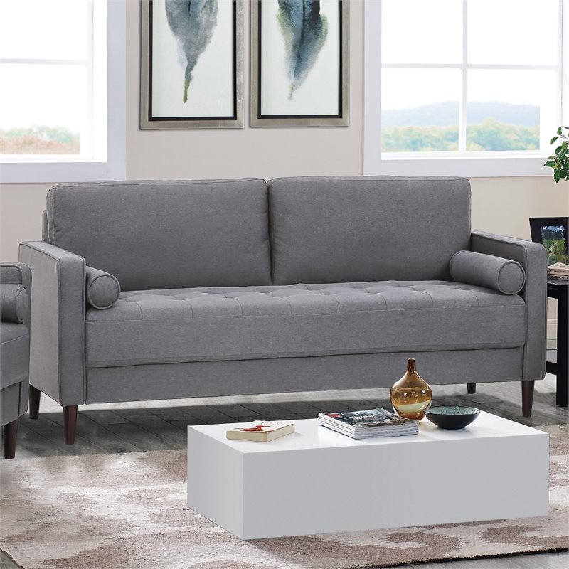 Lifestyle Solutions Jareth Sofa In Heather Gray Lk Lgfsp3gu3073 Lifestyle Solutions Jareth Sofa In Heather Gray