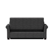 Serta Henley Queen Convertible Sofa in Gray Fabric Upholstery