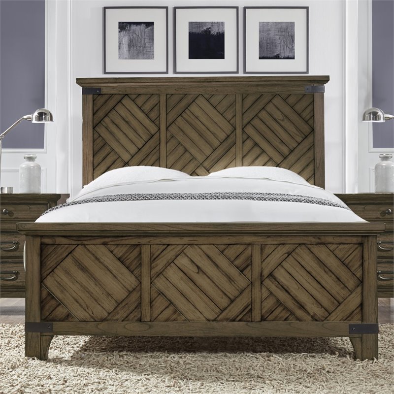 Lifestyle Solutions Boston California King Panel Bed In Vintage