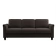 LifeStyle Solutions New Haven 3 Piece Sofa Set in Coffee