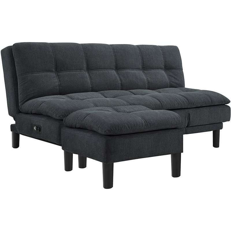 Lifestyle Solutions Serta Michigan Tufted Sleeper Sofa With Ottoman