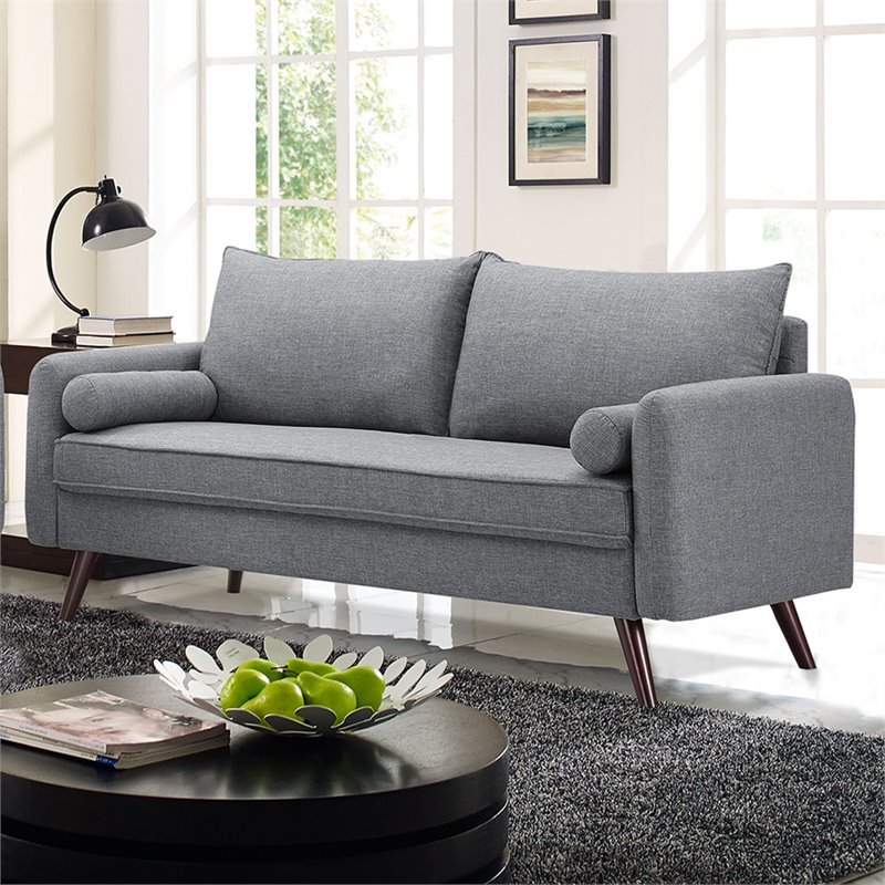 Lifestyle Solutions Cambridge Sofa in Gray 815340029679 | eBay