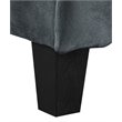 LifeStyle Solutions Harvard 2 Piece Loveseat and Accent Chair Set in Dark Gray
