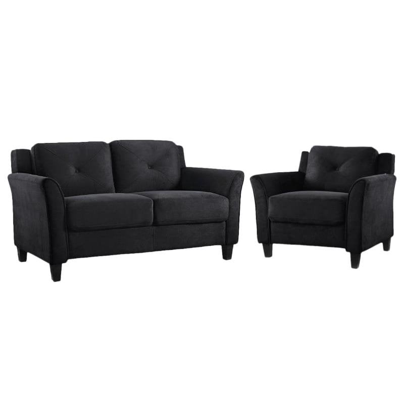 microfiber loveseat and chair