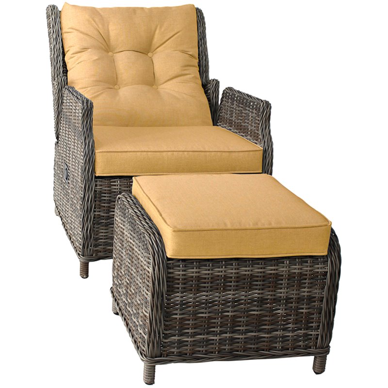 Lifestyle Solutions Relax A Lounger Clarence Patio Recliner Set