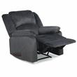 Relax A Lounger Phillip Recliner in Dark Gray Fabric Upholstery