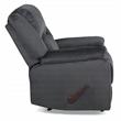 Relax A Lounger Phillip Recliner in Dark Gray Fabric Upholstery