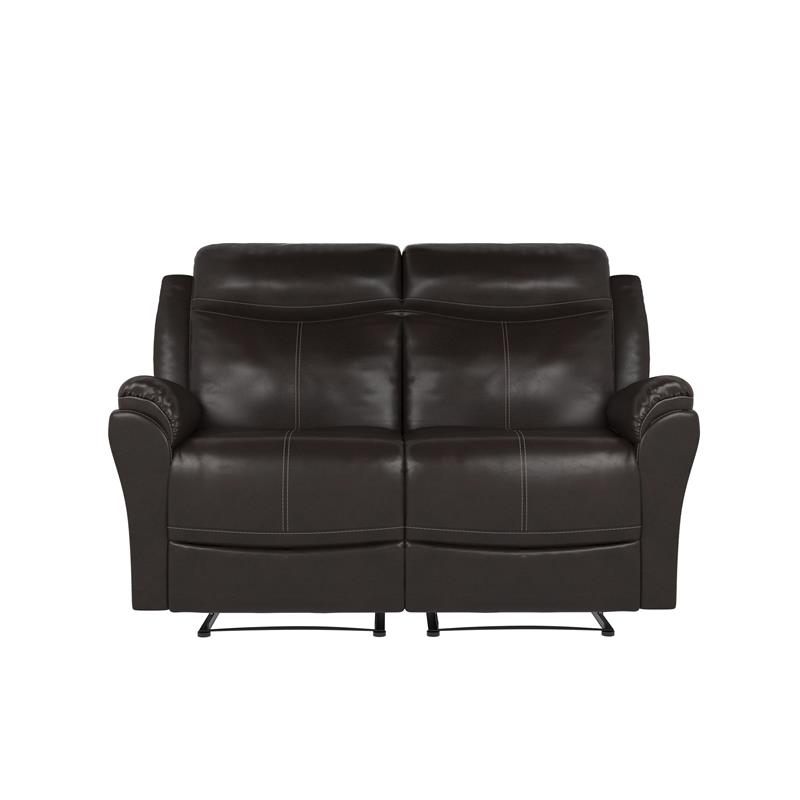 faux leather lounger