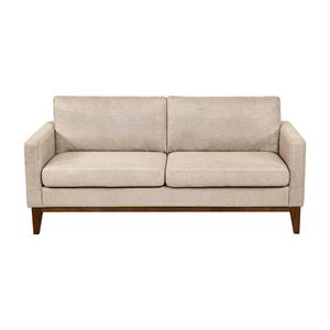 lifestyle solutions donahue sofa in beige fabric upholstery