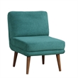 Lifestyle Solutions Dalton Accent chair in Teal Blue Fabric Upholstery