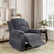 Relax A Lounger Dorian Standard Recliner in Gray Fabric Upholstery