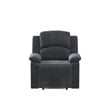 Relax A Lounger Dorian Standard Recliner in Gray Fabric Upholstery