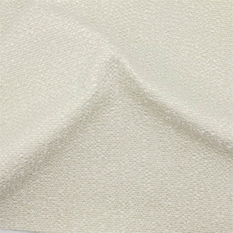 Lifestyle Solutions Gardner Ottoman in White Fabric Upholstery