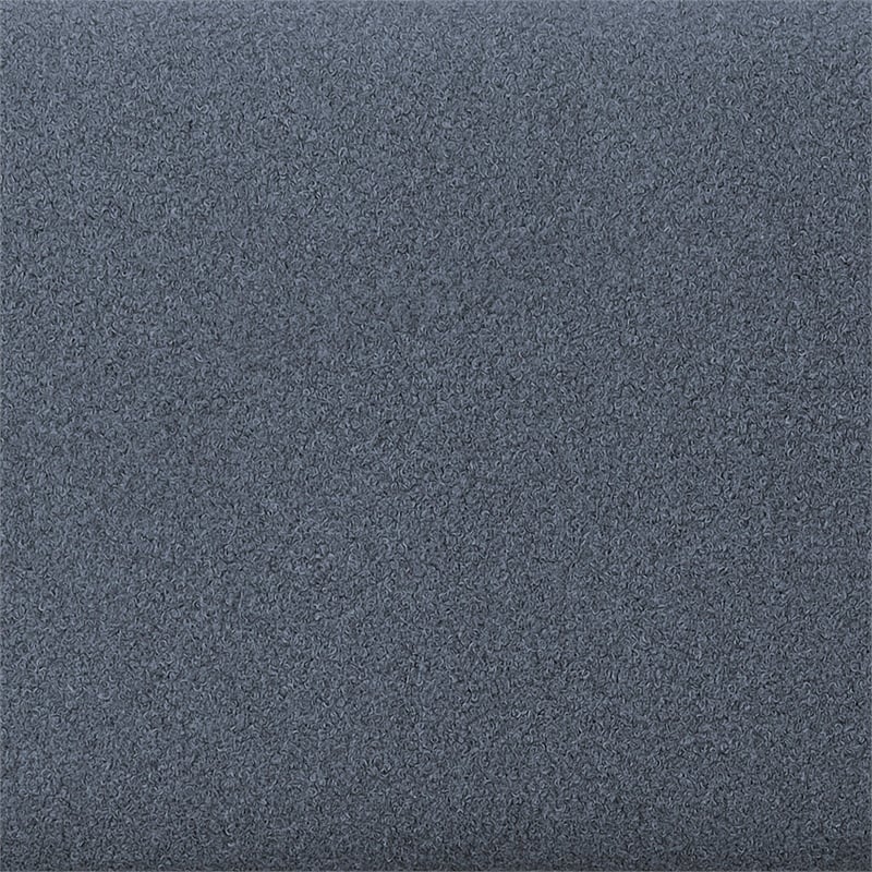 Lifestyle Solutions Gardner Ottoman in Blue Fabric Upholstery
