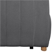Serta Garland Convertible Sofa in Charcoal Gray Fabric Upholstery