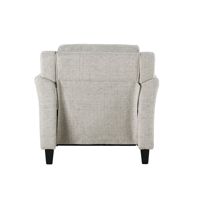Lifestyle Solutions Harvard Arm Chair in Beige Fabric Upholstery